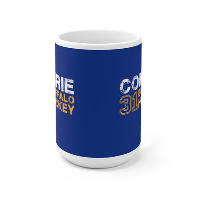 Comrie 31 Buffalo Hockey Ceramic Coffee Mug In Royal Blue, 15oz