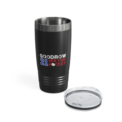 Goodrow 21 New York Hockey Ringneck Tumbler, 20 oz