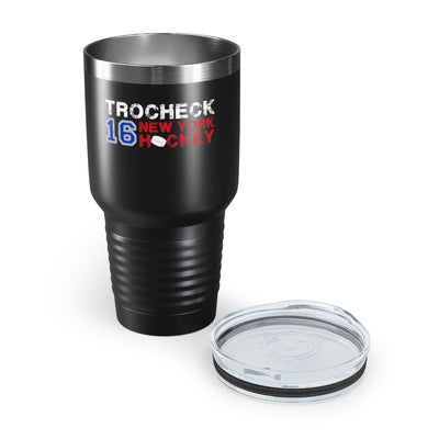 Trocheck 16 New York Hockey Ringneck Tumbler, 30 oz