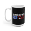 Lindgren 55 New York Hockey Ceramic Coffee Mug In Black, 15oz