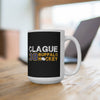 Clague 38 Buffalo Hockey Ceramic Coffee Mug In Black, 15oz