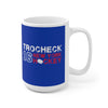 Trocheck 16 New York Hockey Ceramic Coffee Mug In Blue, 15oz