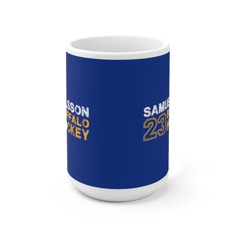 Samuelsson 23 Buffalo Hockey Ceramic Coffee Mug In Royal Blue, 15oz