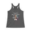 "All I Really Want Is Tacos And Hockey" Women's Tri-Blend Racerback Tank Top