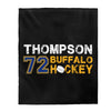 Thompson 72 Buffalo Hockey Velveteen Plush Blanket