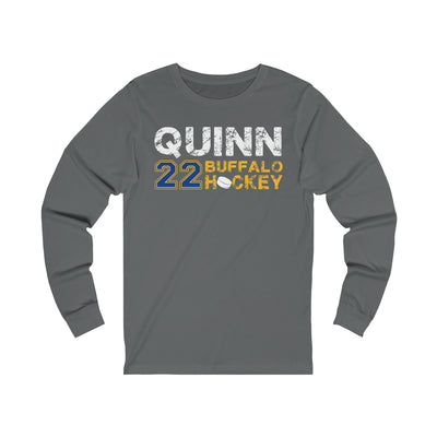 Quinn 22 Buffalo Hockey Unisex Jersey Long Sleeve Shirt