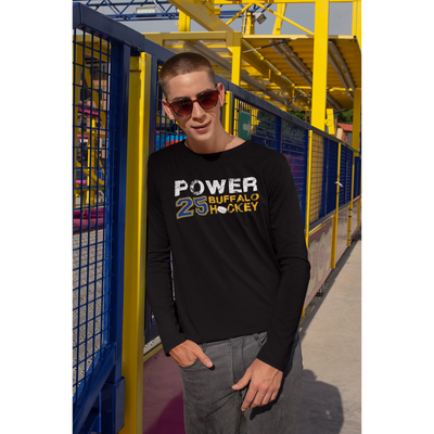 Power 25 Buffalo Hockey Unisex Jersey Long Sleeve Shirt