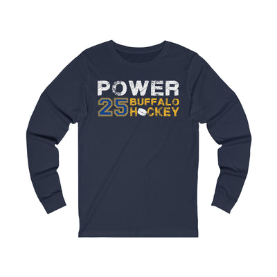 Power 25 Buffalo Hockey Unisex Jersey Long Sleeve Shirt