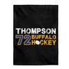 Thompson 72 Buffalo Hockey Velveteen Plush Blanket