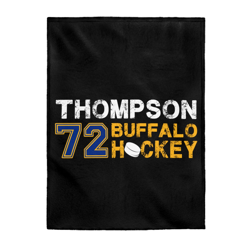 Thompson 72 Buffalo Hockey Velveteen Plush Blanket