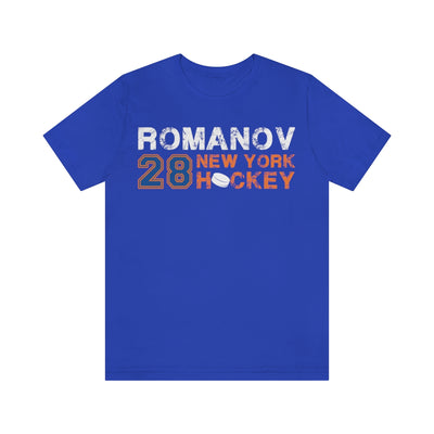 Romanov 28 New York Hockey Unisex Jersey Tee