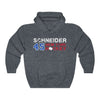 Schneider 45 New York Hockey Unisex Hooded Sweatshirt