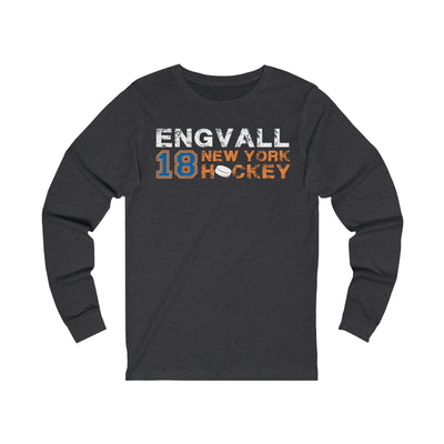 Engvall 18 New York Hockey Unisex Jersey Long Sleeve Shirt