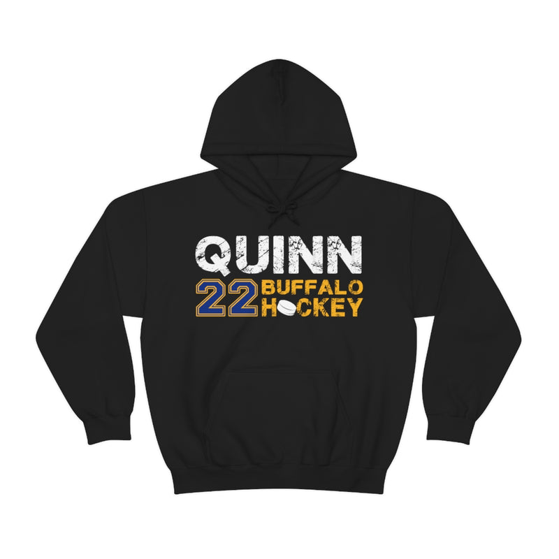 Quinn 22 Buffalo Hockey Unisex Hooded Sweatshirt