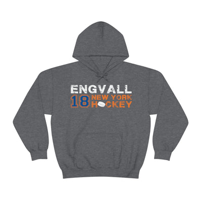 Engvall 18 New York Hockey Unisex Hooded Sweatshirt