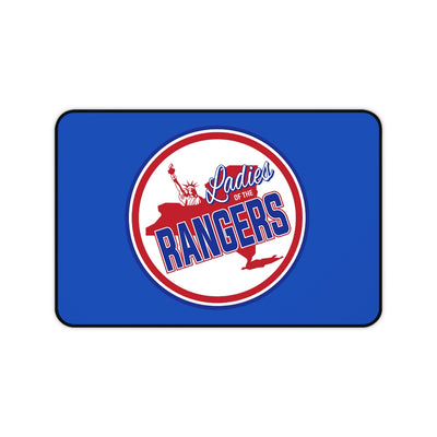 Ladies Of The Rangers Desk Mat In Blue