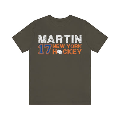 Martin 17 New York Hockey Unisex Jersey Tee