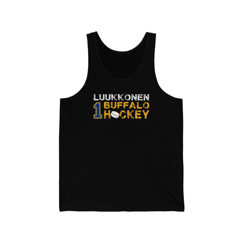 Luukkonen 1 Buffalo Hockey Unisex Jersey Tank Top