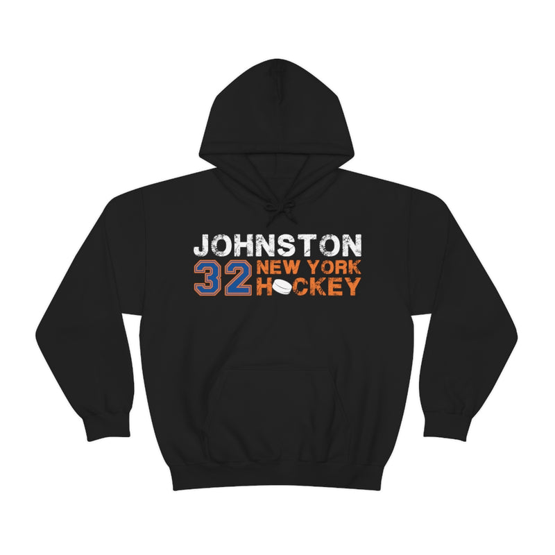 Johnston 32 New York Hockey Unisex Hooded Sweatshirt