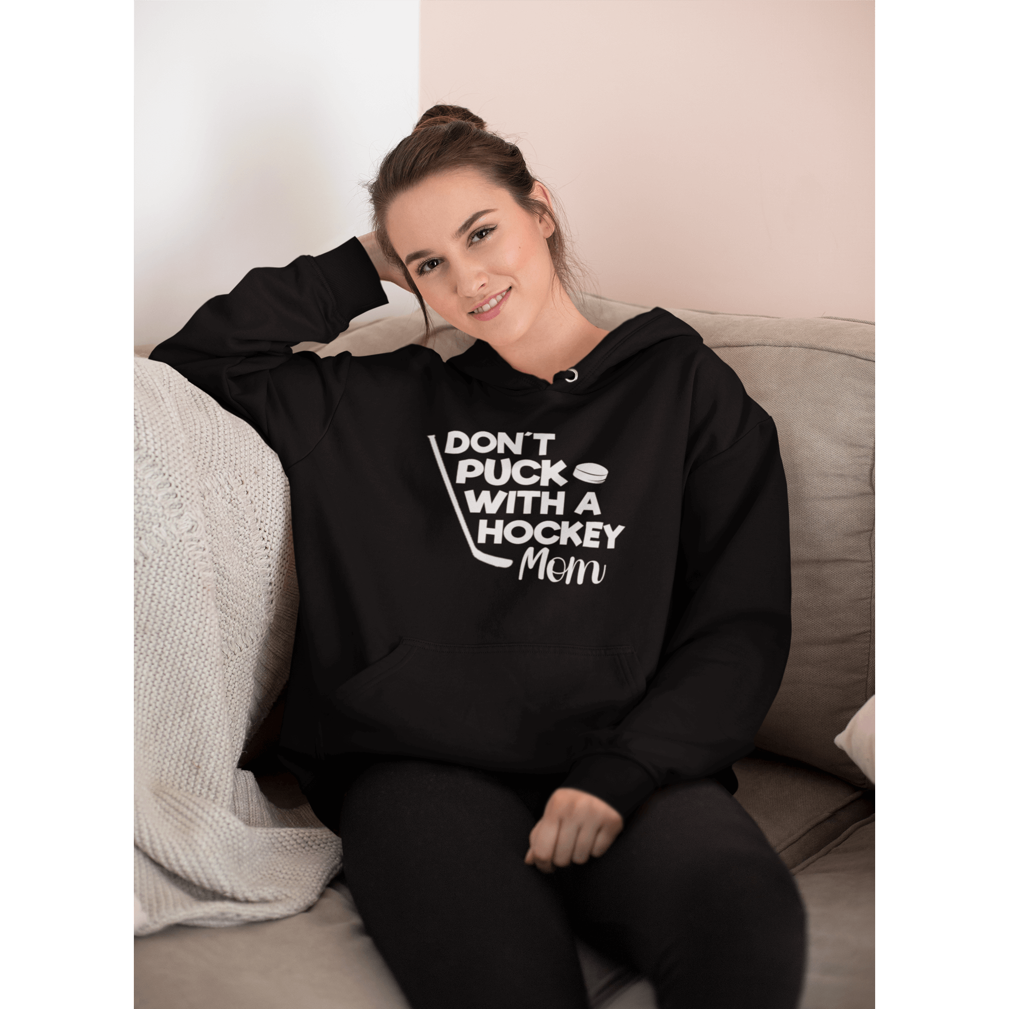 "Don't Puck With A Hockey Mom" Unisex Hooded Sweatshirt