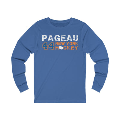 Pageau 44 New York Hockey Unisex Jersey Long Sleeve Shirt