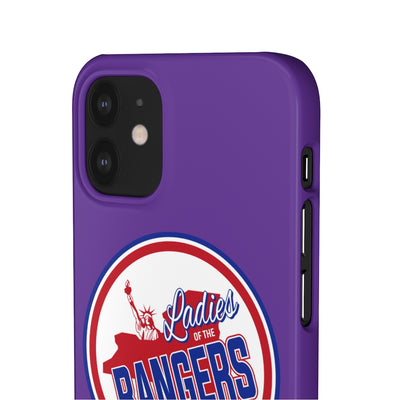 Ladies Of The Rangers Snap Phone Cases In Purple