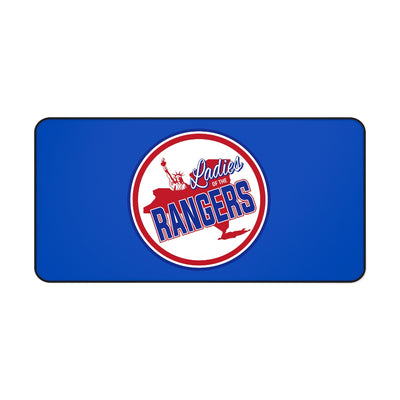 Ladies Of The Rangers Desk Mat In Blue