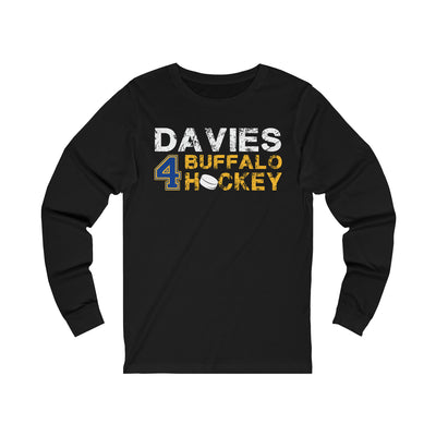 Davies 4 Buffalo Hockey Unisex Jersey Long Sleeve Shirt