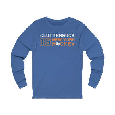 Clutterbuck 15 New York Hockey Unisex Jersey Long Sleeve Shirt