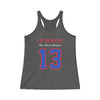 Lafreniere 13 New York Rangers Women's Tri-Blend Racerback Tank Top