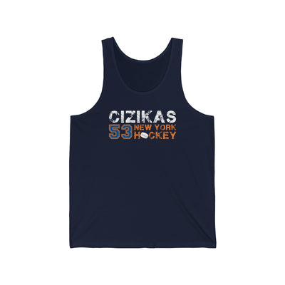 Cizikas 53 New York Hockey Unisex Jersey Tank Top