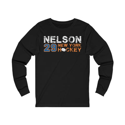 Nelson 29 New York Hockey Unisex Jersey Long Sleeve Shirt