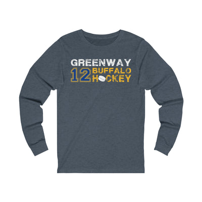 Greenway 12 Buffalo Hockey Unisex Jersey Long Sleeve Shirt