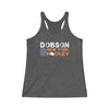 Dobson 8 New York Hockey Women's Tri-Blend Racerback Tank Top