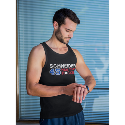 Schneider 45 New York Hockey Unisex Jersey Tank Top